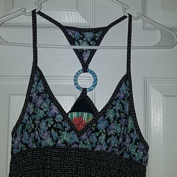 Free People floral top Sz 4 - Picture 2 of 7